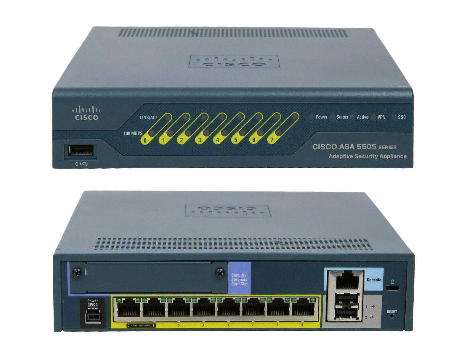 Cisco ASA 5500 - межсетевой экран типов «А» и «Б»