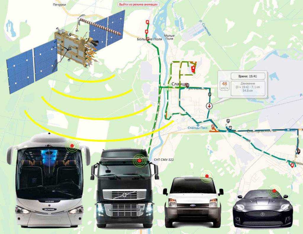 Автоматическое определение местоположения автомобиля