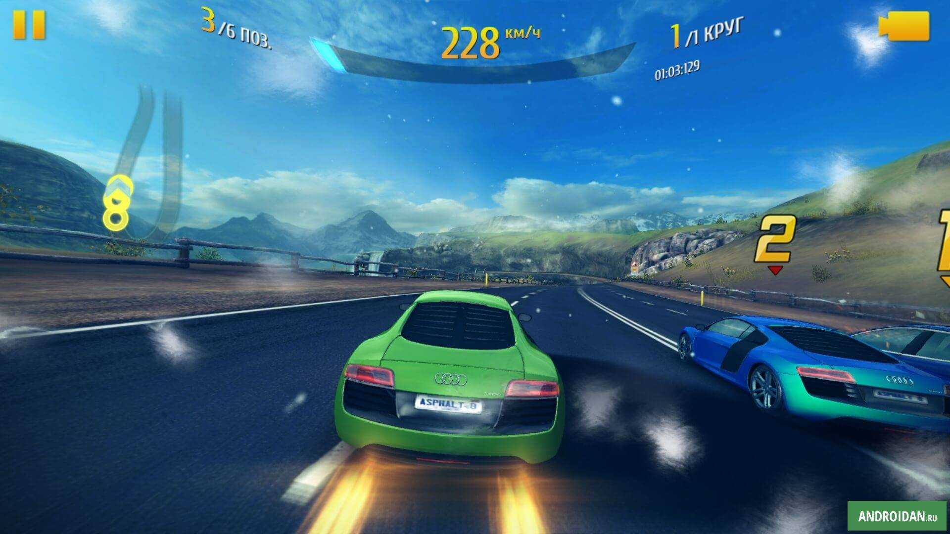 Asphalt 8 Airborne гонки игра