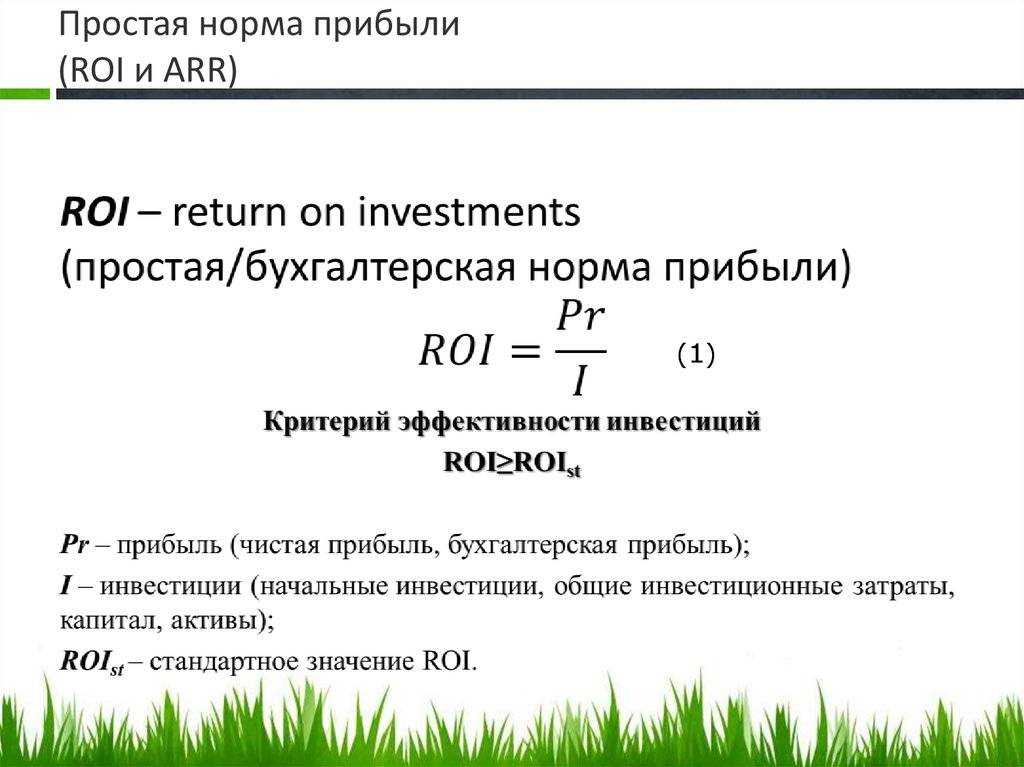 Roi (коэффициент возврата инвестиций) – что это в примерах